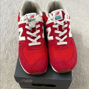 New Balance Kids Red Sneakers